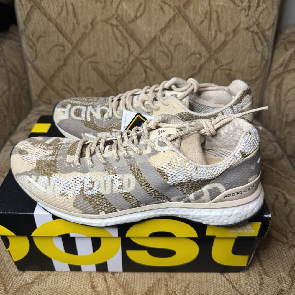 Size 8 - adidas Undefeated x adiZero Adios 3 Camo New